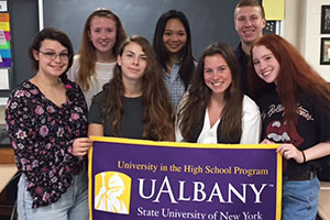 WVHS Science Research students spent their summer earning SUNY Albany credit