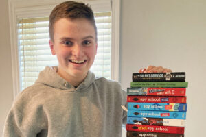 Seventh-grader Tommy Ronan wins March Madness Reading Competition