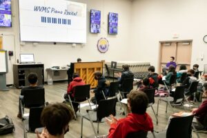 WVMS students perform piano recitals for peers