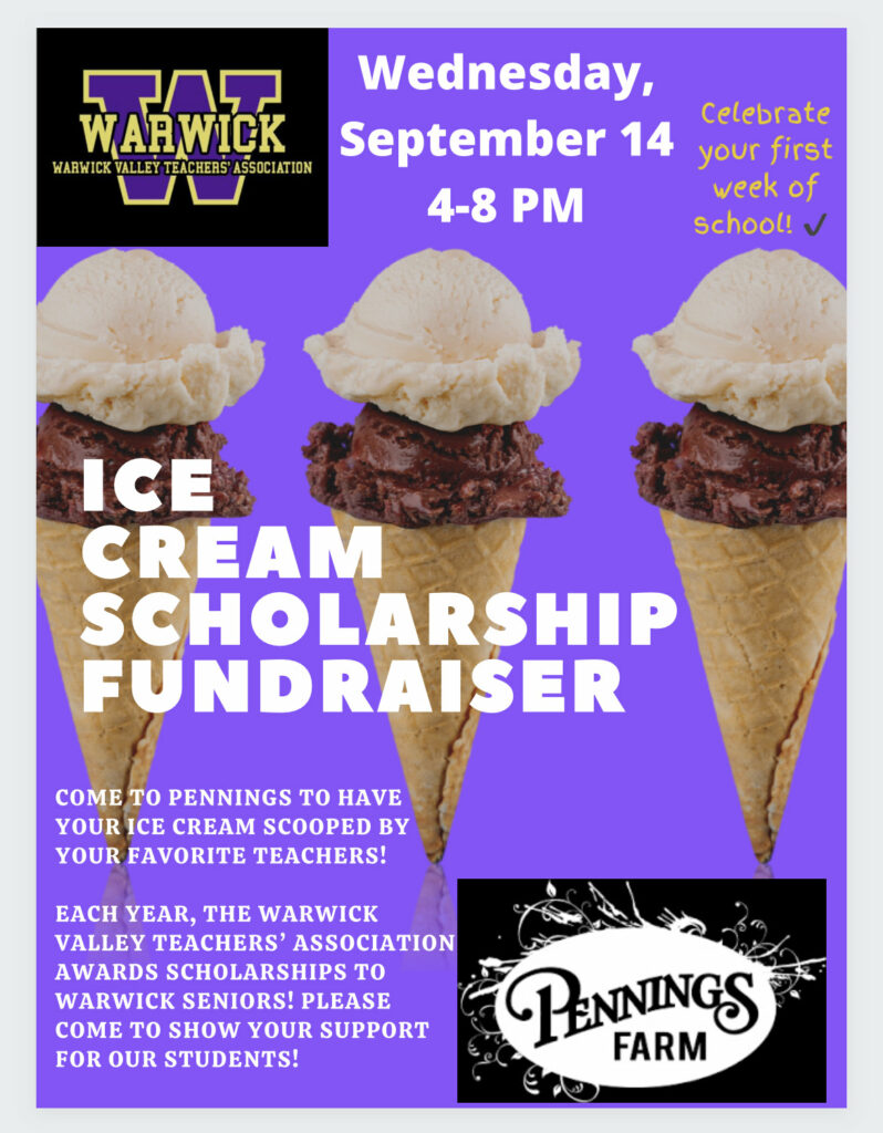 Ice Cream Scholarship Fundraiser