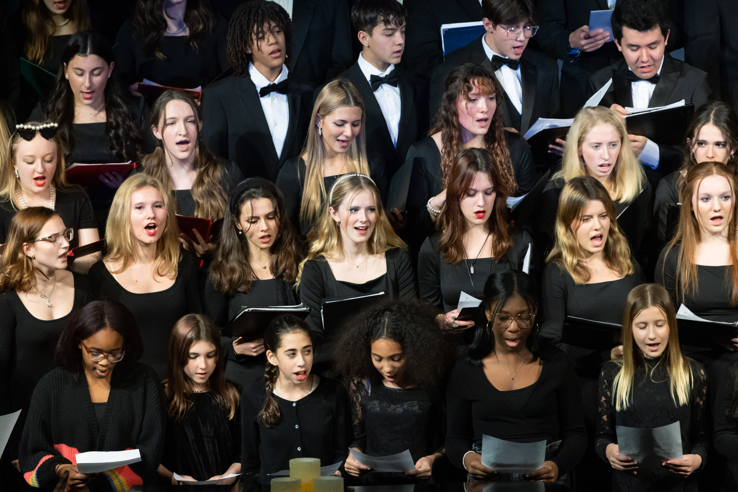 The Warwick Valley High School Winter Chorus Concert on Dec. 8, 2022.