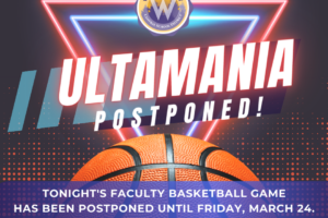 Postponed: UltaMania faculty basketball game rescheduled for 3/24